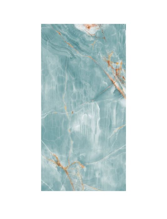 Gres szkliwiony polerowany Venice blue aque 60 x 120 cm 2sztuki