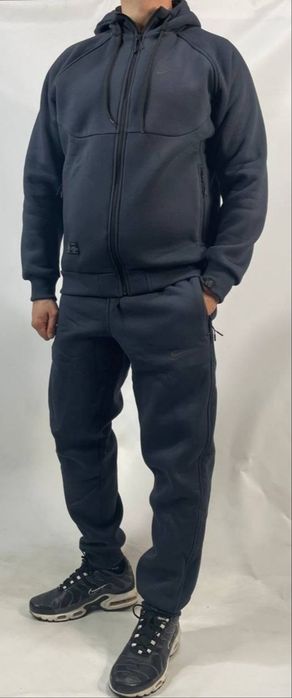 Мужской спортивный костюм Nike зимний на флисе