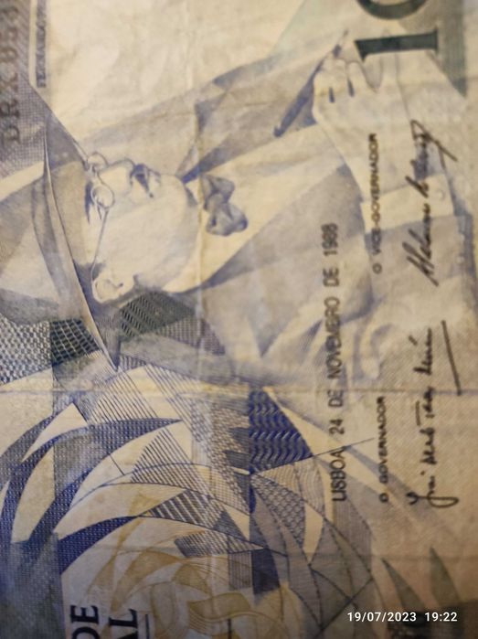 Nota de 100 Escudos de 1988, Circulada, chapa 9