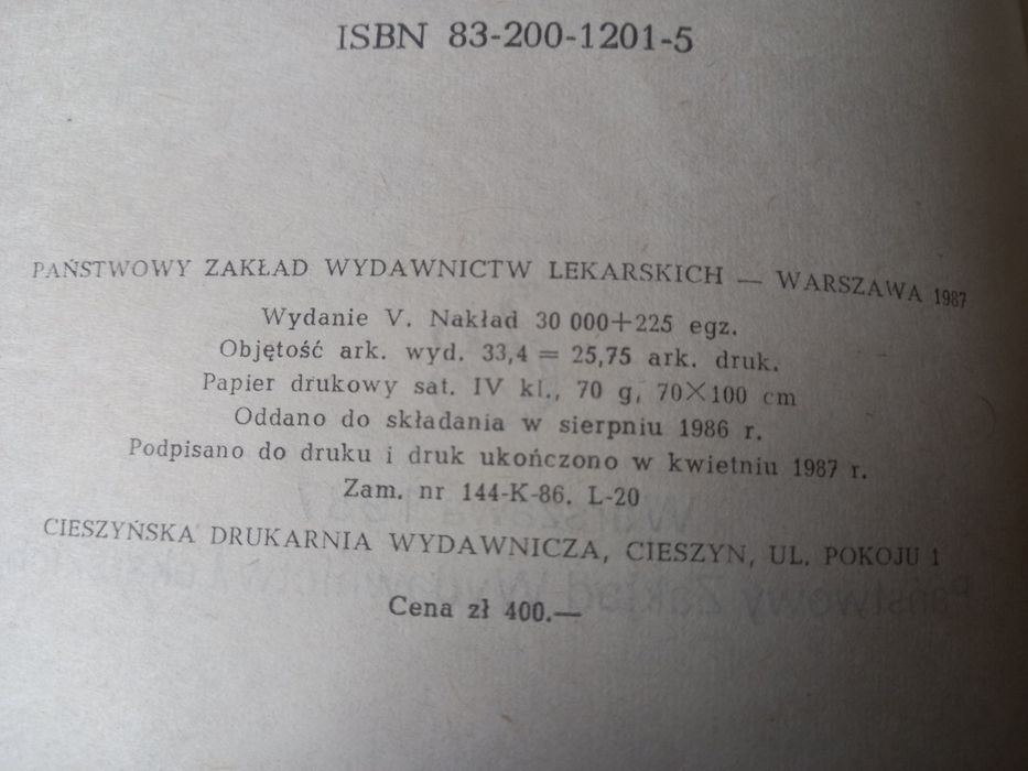 Zasady Żywienia i Dietetyka Stosowana Zofia Wieczorek-Chełmińska 1987