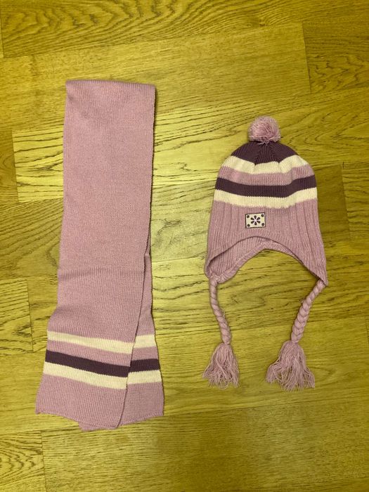 Komplet na jesień zimę czapka szalik
Róż fiolet na 6-10 lat