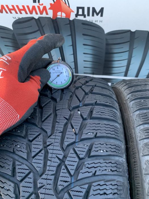 Шини 195/65 R15 пара Nokian зима 2021р 7мм