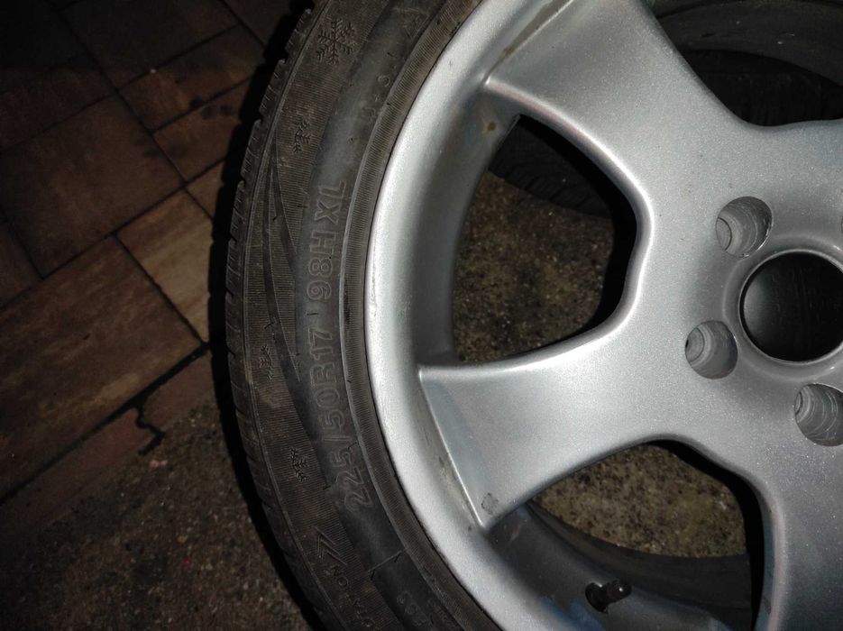 Alufelgi 17 z oponami zima 5x112 !!!