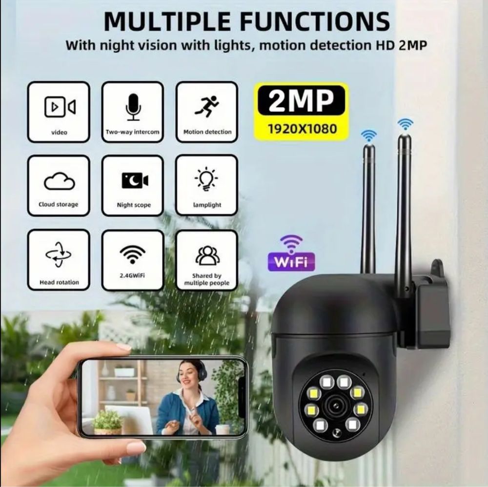 Wi-fi Камера наружного видеонаблюдения 5 MP