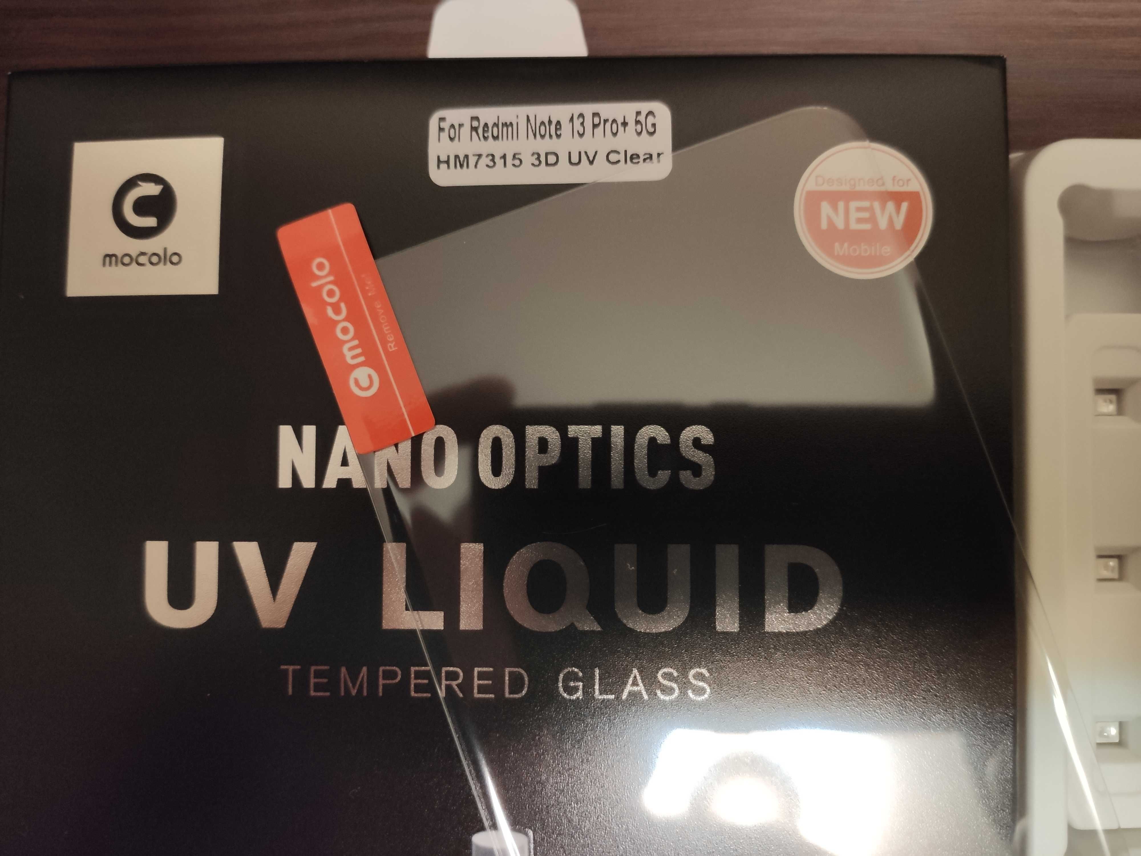 Защитное стекло Mocolo 3D UV УФ Xiaomi Redmi Note 13 14 Pro+ Plus