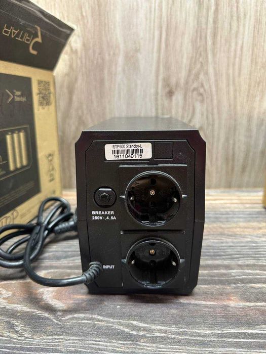 ДБЖ УПС Бесперебойник Ritar 500Va 300Ватт Новый АКБ