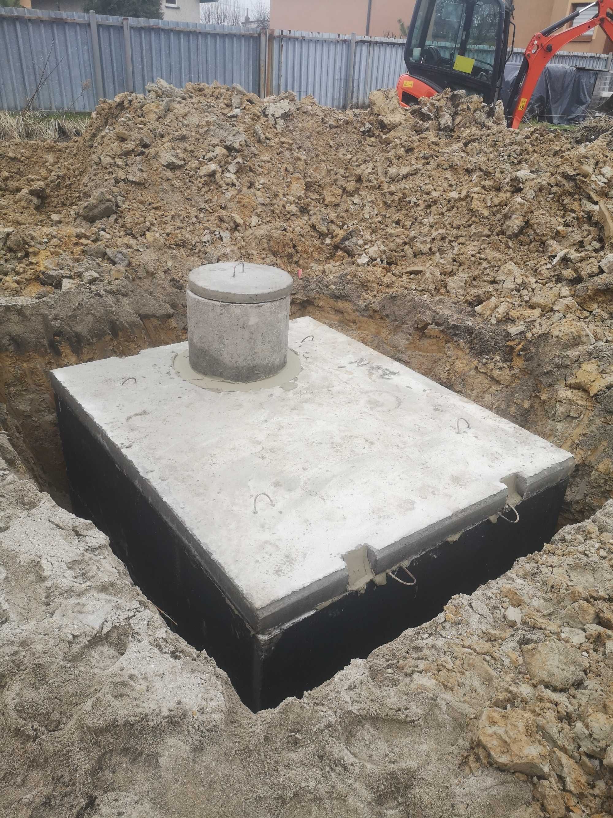 Szambo betonowe 10m3 zbiorniki na deszczówkę PPOŻ piwnice kanały