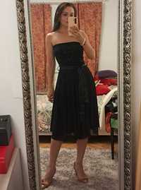 Czarna midi sukienka Orsay rozm. S/M