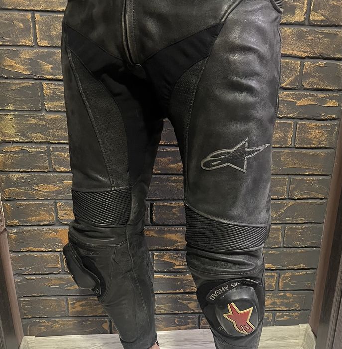 Мотоштани шкіряні alpinestars