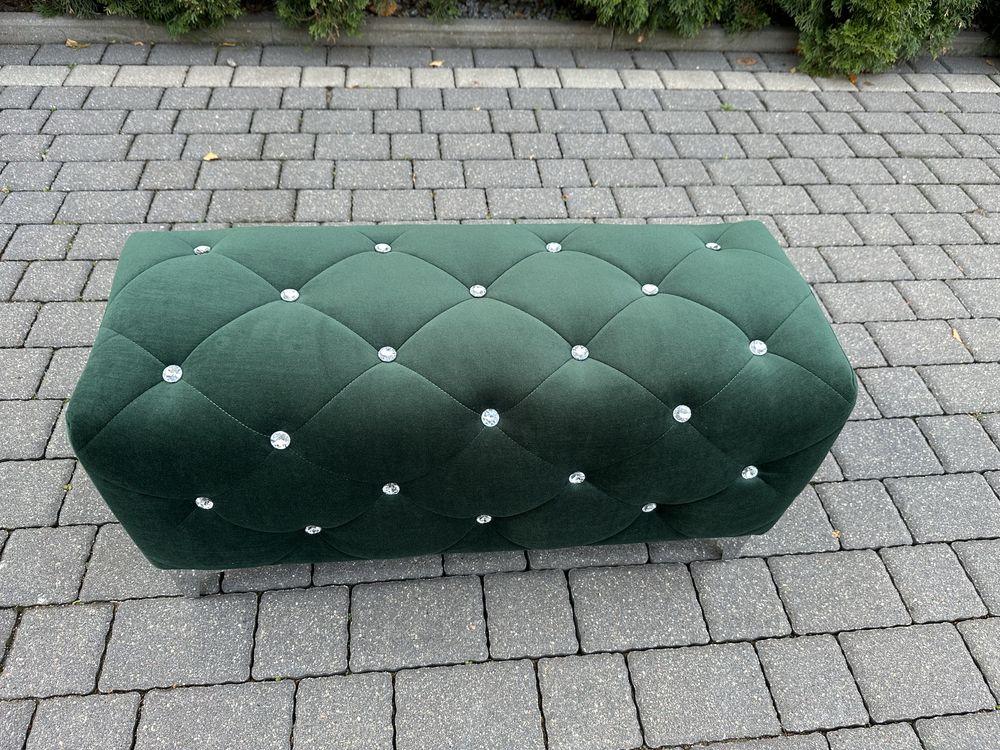 Ławeczka do przedpokoju pufa luksusowa GLAMOUR