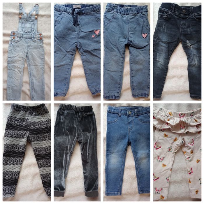 Теплі речі на дівчинку 86-98 куртка джинси лосіни светр світшот фліска