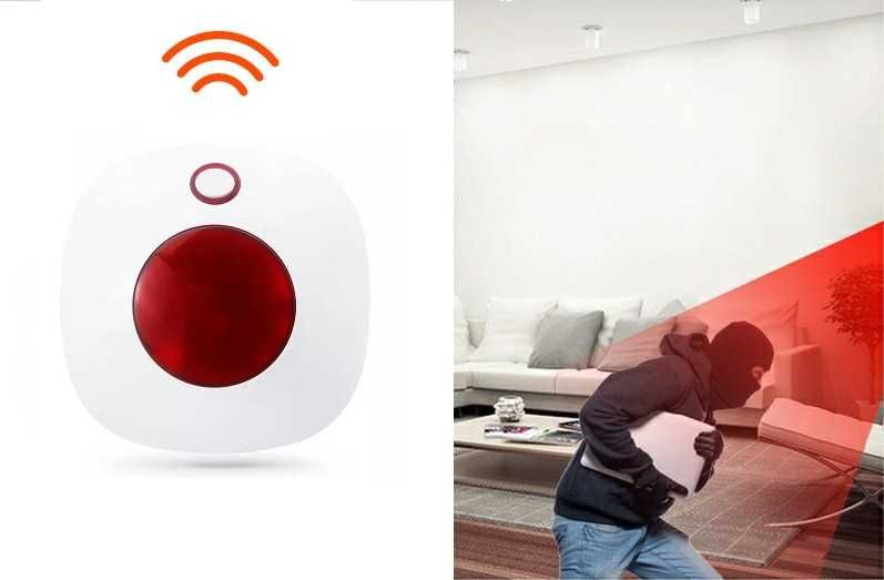Bezprzewodowa Syrena Sieciowa Alarm 110Db Tuya Smart Po Polsku Wifi