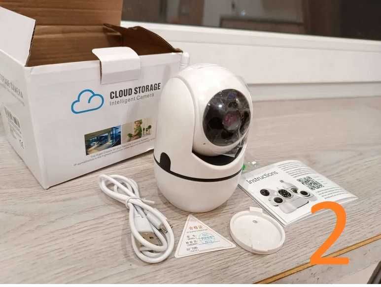 IP HD 2МP , камера Wi-Fi, прил: Yi Iot ;  Ftycampro ; YsxLite V380 Pro