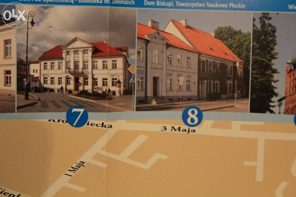 Spacer po Płocku-mapa-plan miasta-atrakcje turystyczne-444