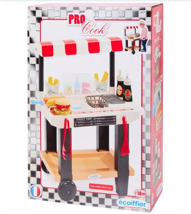 Вуличний кіоск фаст-фуд ігровий набір 18міс+