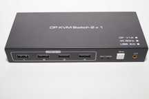 Przełącznik KVM Displayport 2-portowy 4K 60Hz USB 2.0 DP 1.2