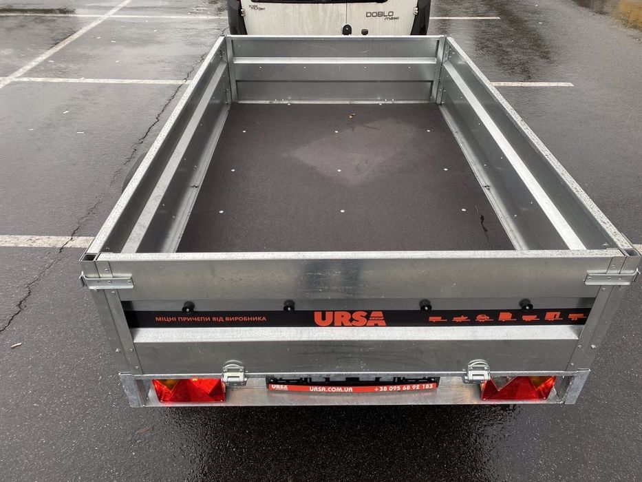 Оцинкованный усиленный, легковой, бортовой, прицеп