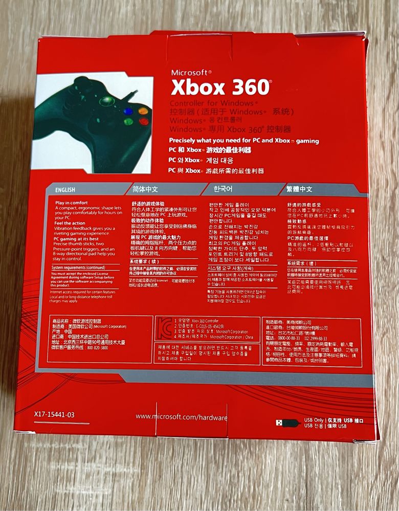 Джойстик Xbox 360 проводной геймпад провідни игровой Windows приставка