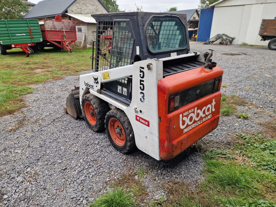 Miniladowarka Ladowarka BOBCAT 553  krokodyl widly szufla 1400 MTHORYG