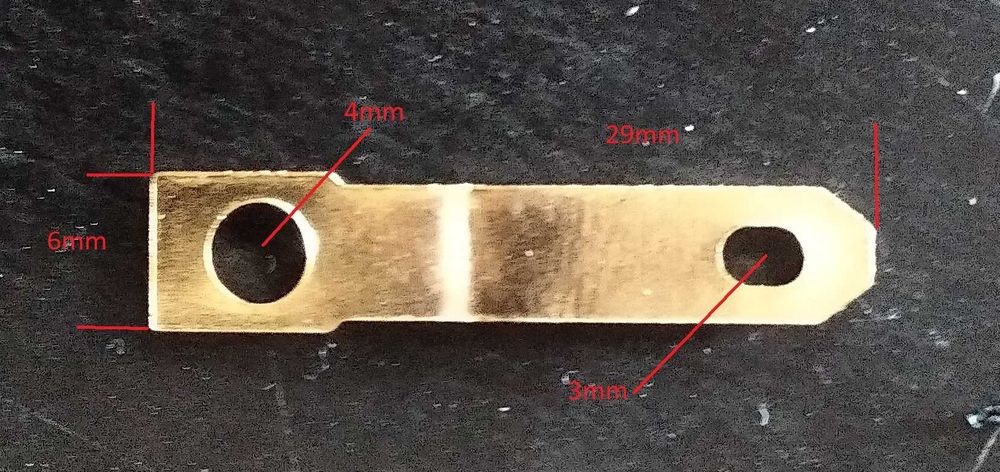 Terminais metal para ligações elétricas