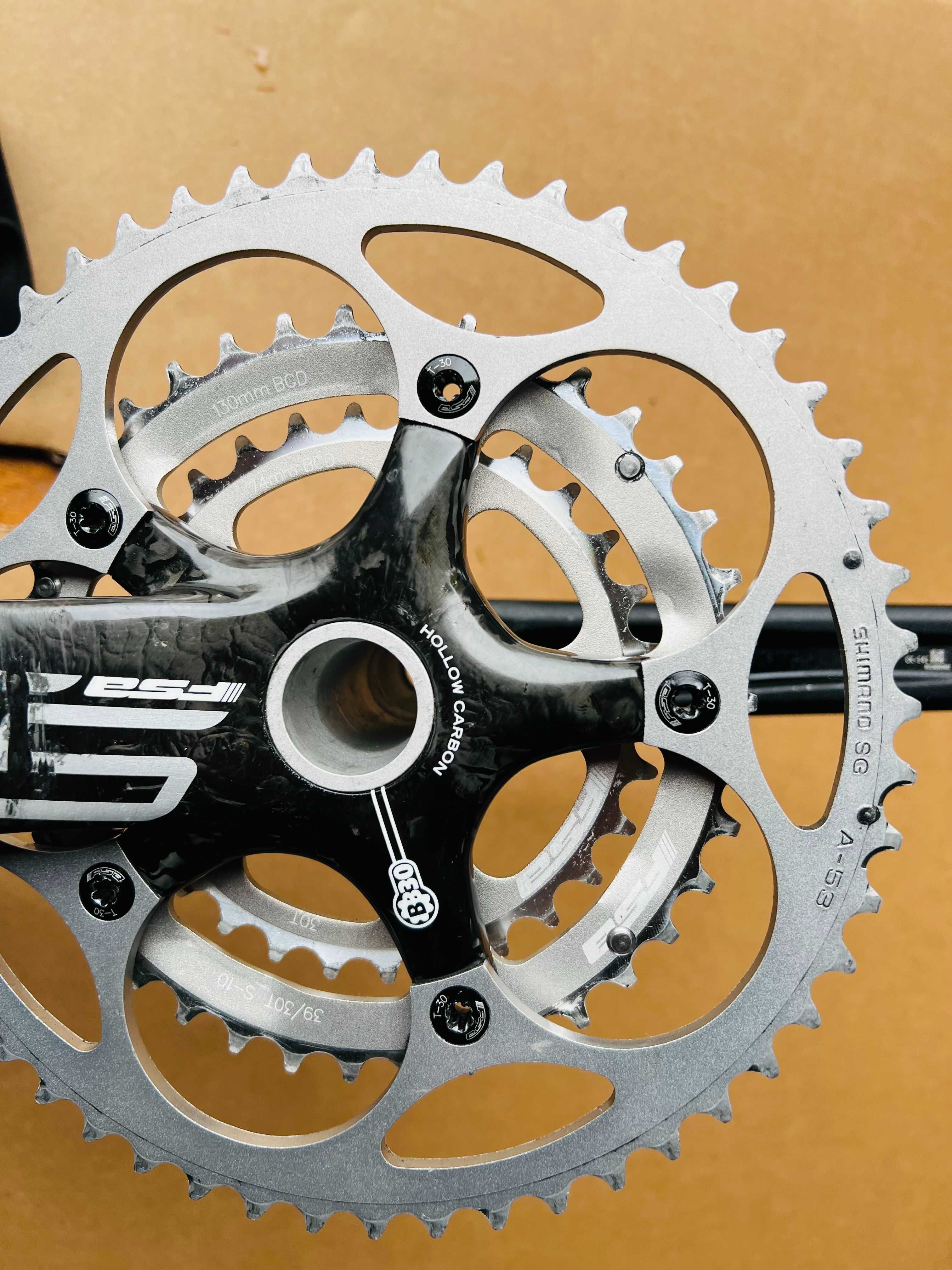 Mechanizm korbowy Korby Ramię FSA SL-K LIGHT CARBON 172.5mm 3s BB30