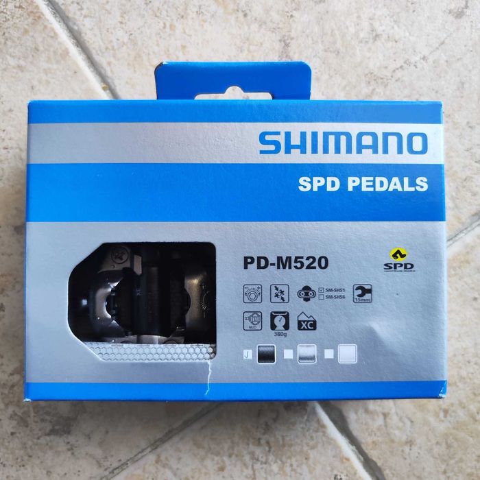 Pedais Shimano PD-M520