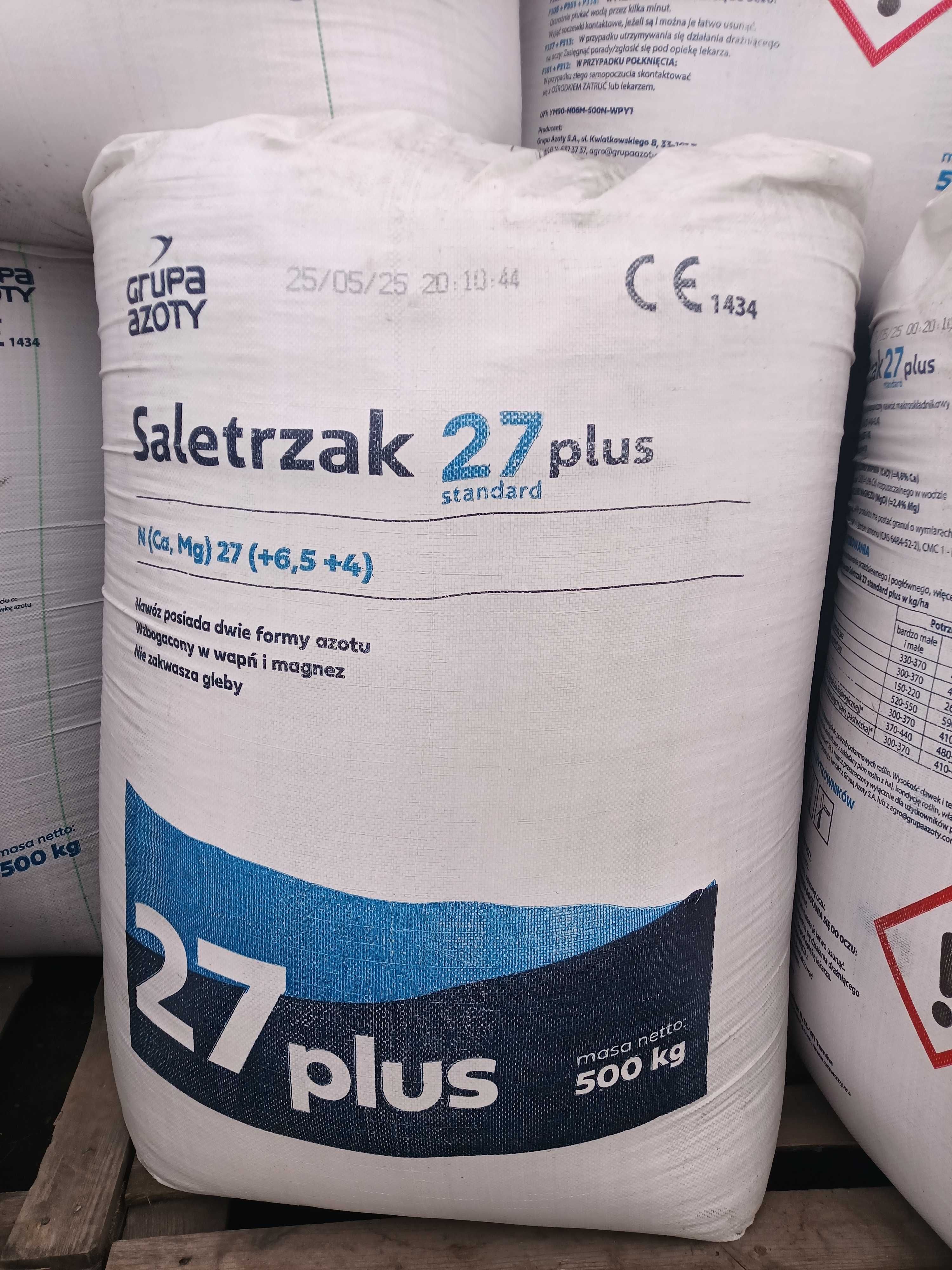 Nawóz saletrzak w bigbagu, Saletrzak 27 Standard PLus