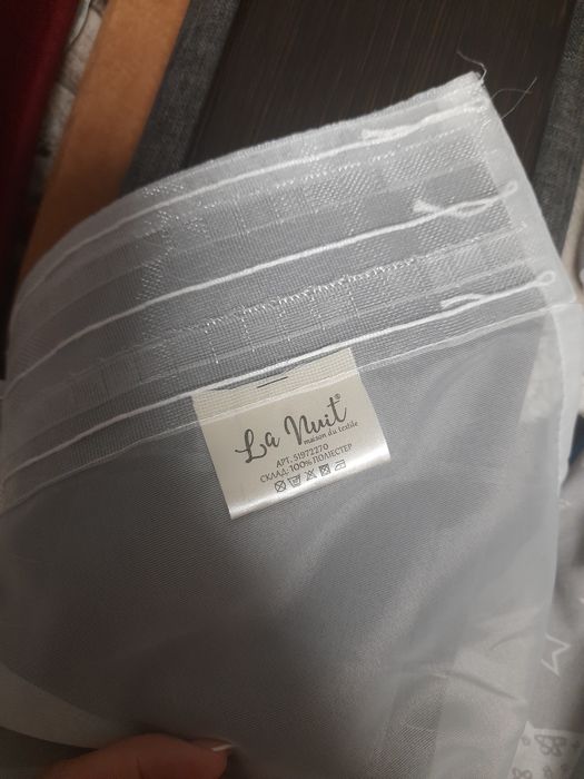 Тюль-вуаль 400×275, айворі