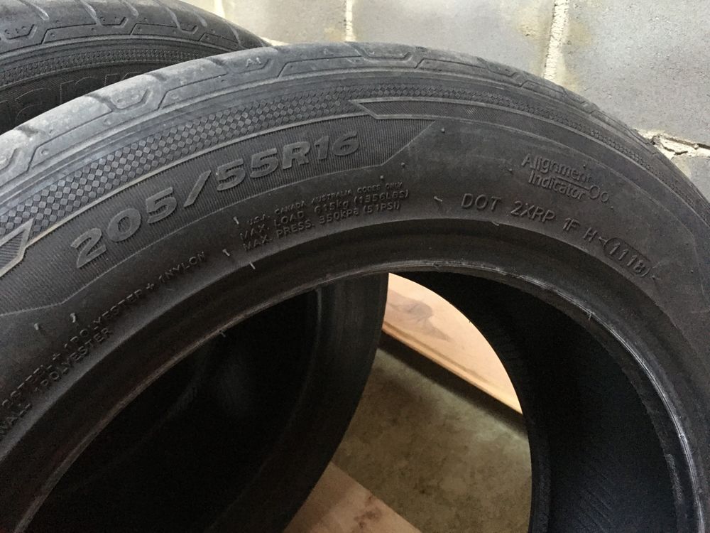 205 55 16 шини літні комплект Hankook 2018 року