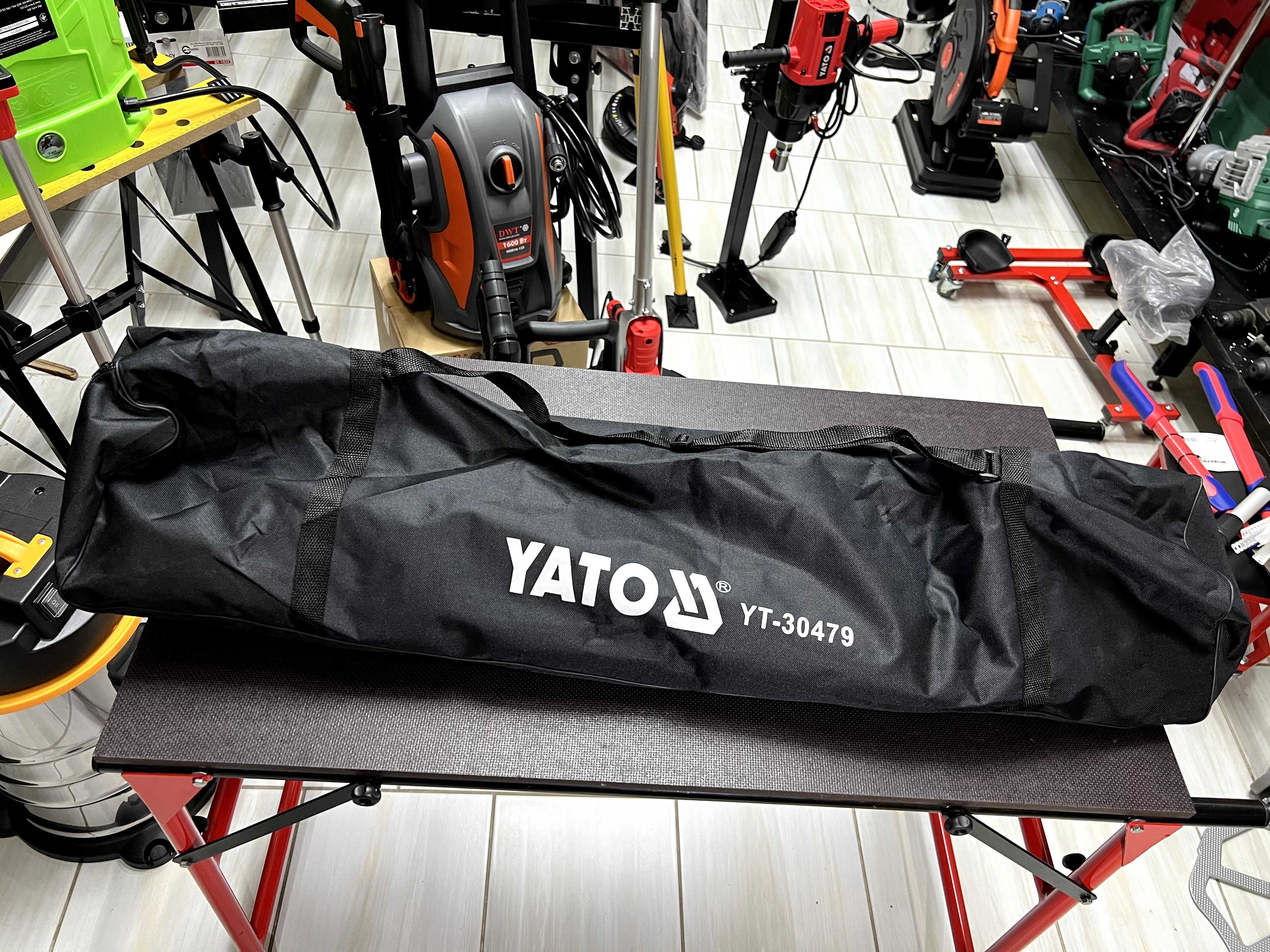 Якісний Штатив для нівеліра YATO 1.5 м Верхній зажим + сумка
