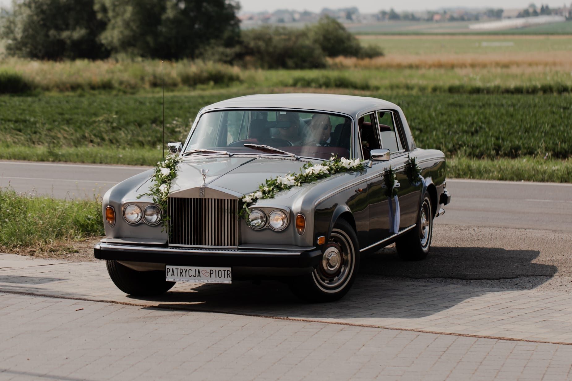 Auto do ślubu Rolls Royce