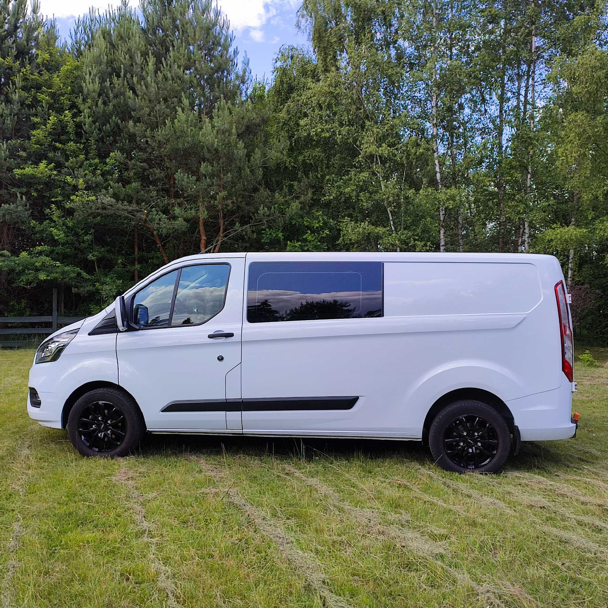 Ford Transit Custom long L2 Brygadówka Doka 6-miejsc