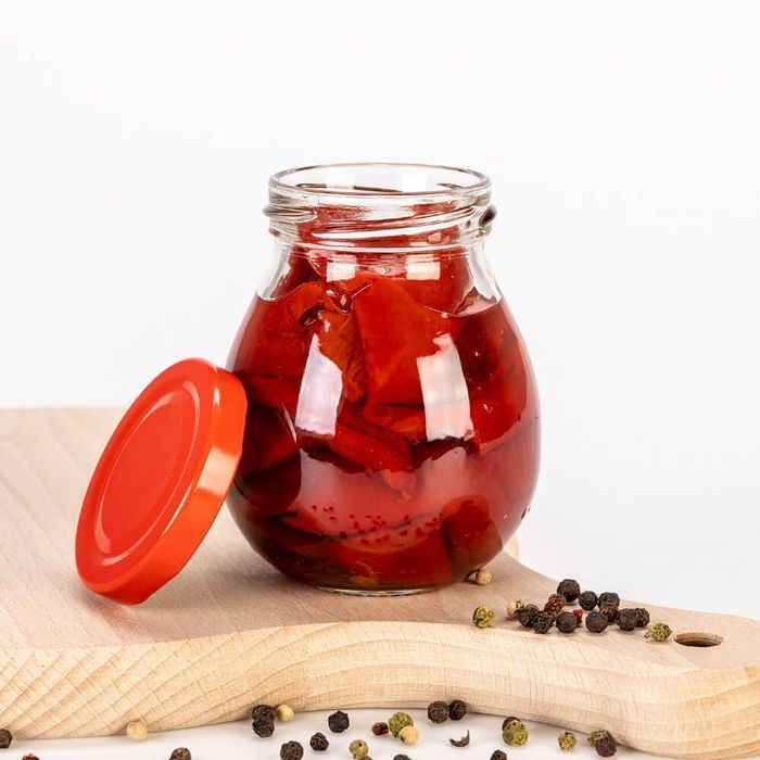 100 słoik szklany MAYO 245 ml na przyprawy dżem miód z zakrętką