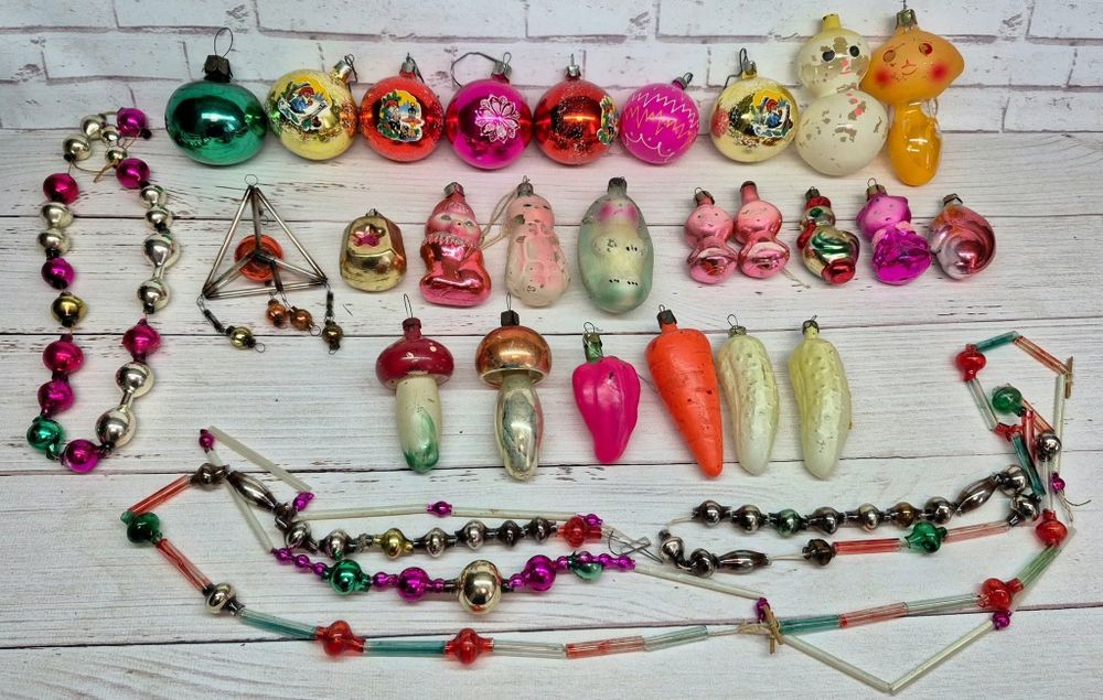 Ёлочные игрушки СССР