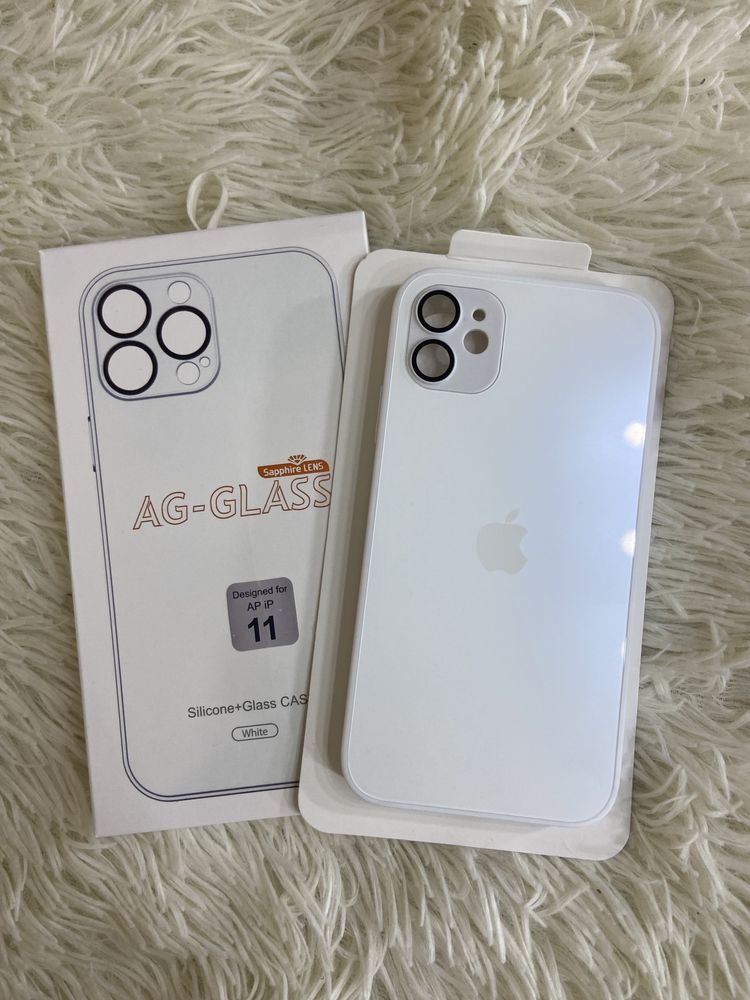 Стеклянные матовые чехлы для IPhone AG-Glass