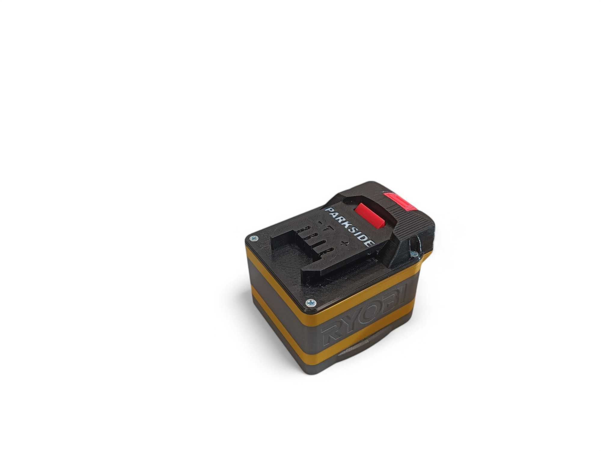 Adapter przejściówka narzędzi Parkside X20 na baterie Ryobi
