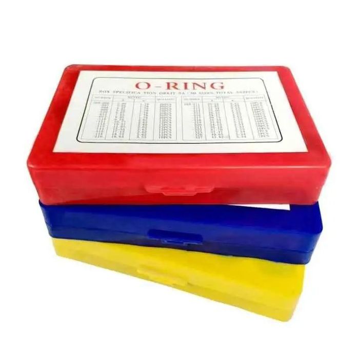 Комплект гумових бензомаслостійких ущільнювальних кілець 382 одиниці