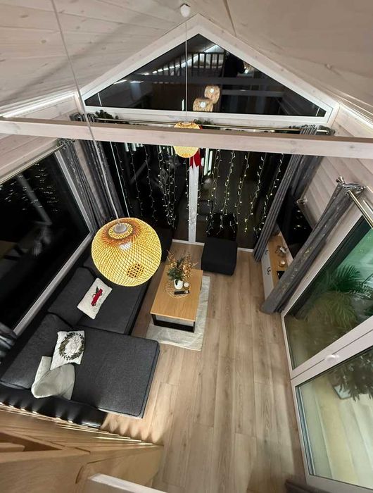 domek na święta dla 8 osób nad jeziorem sauna jacuzzi  bez sąsiadów