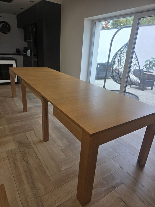 Stol rozkładany fornirowany 100x130 do 330 cm