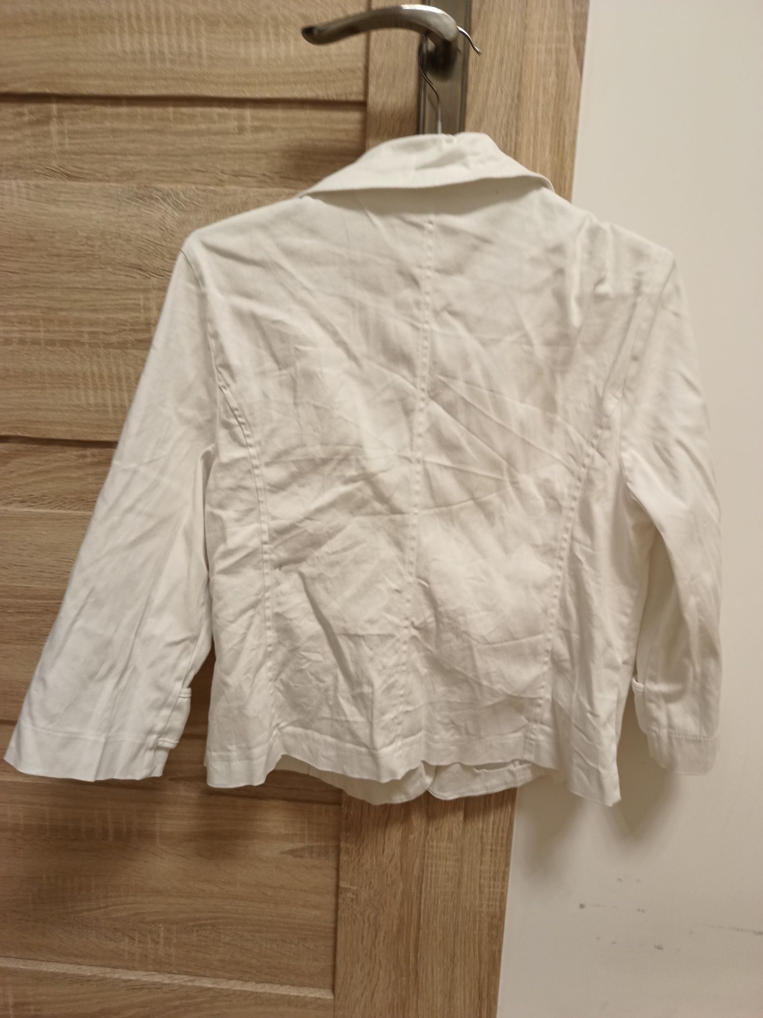 Biały żakiet marynarka w rozmiarze XL/2XL