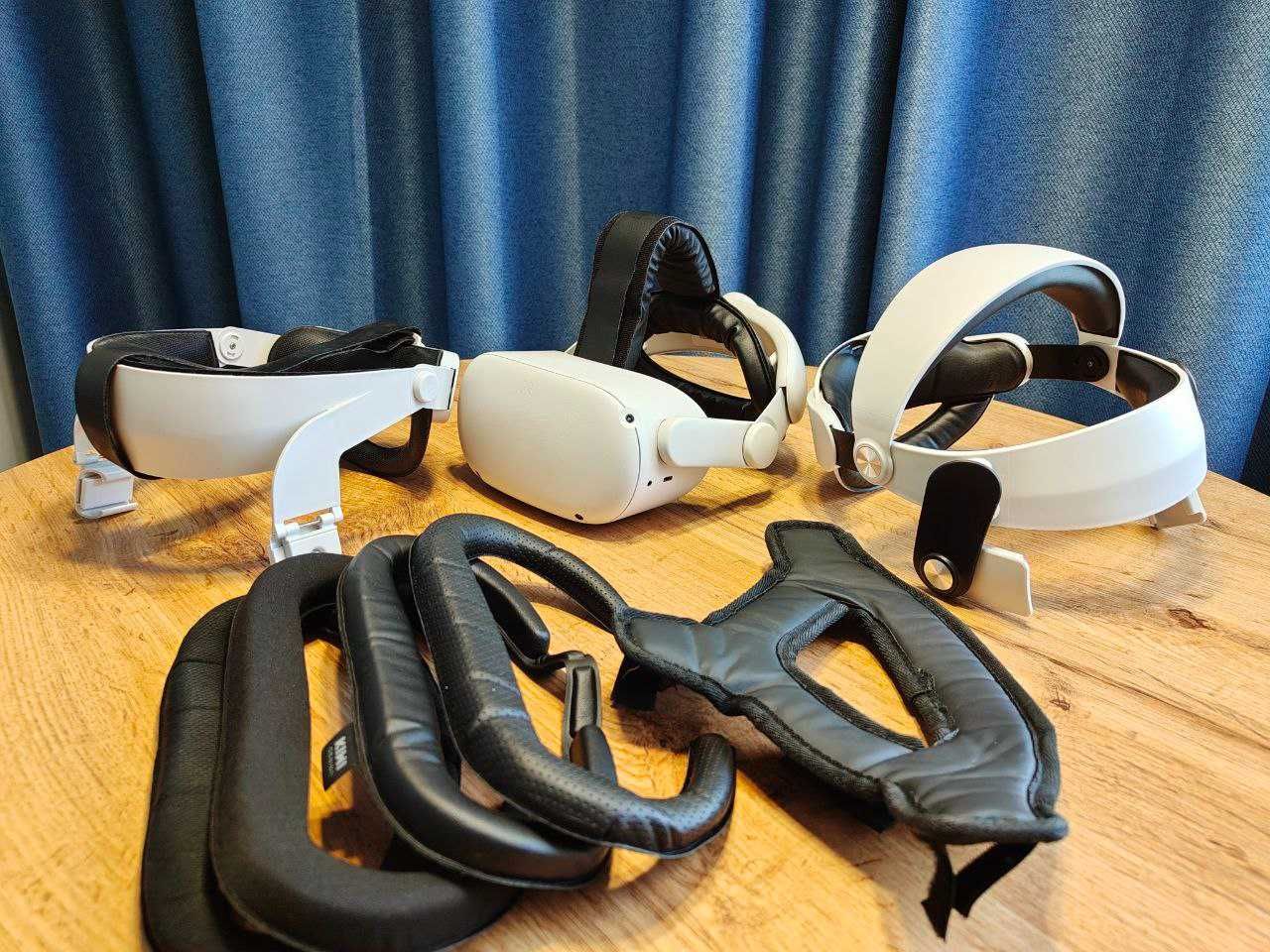 Аксесуари Oculus Quest 2. Кріплення на голову, дріт Oculus Link