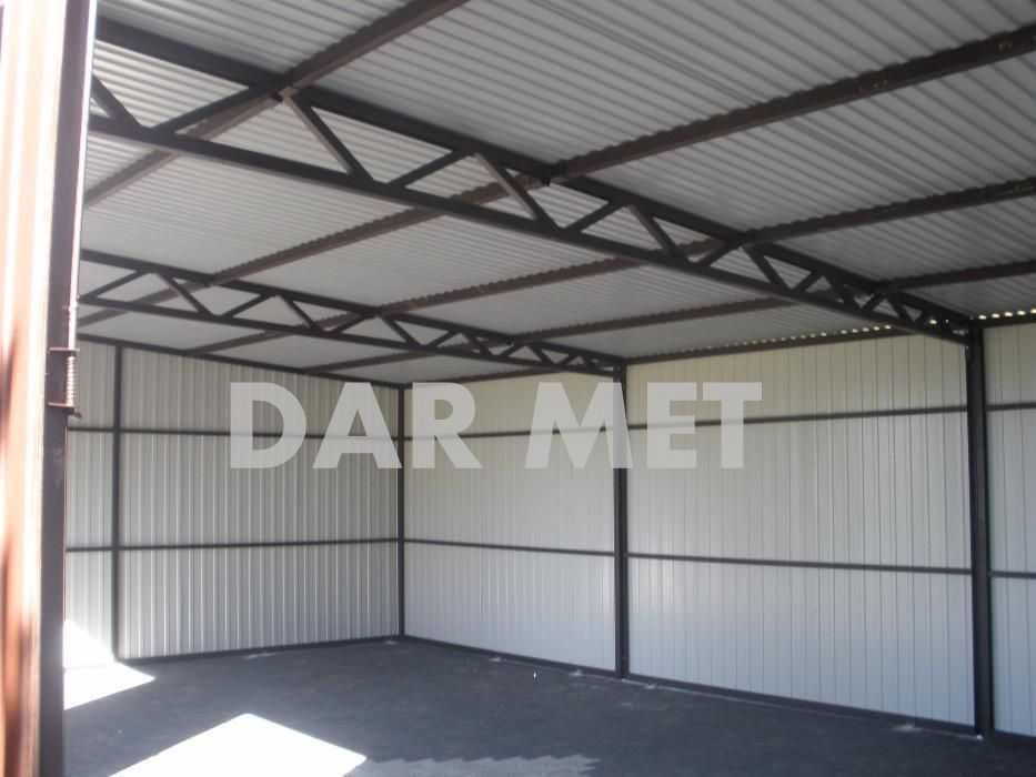 Hala Garaż Wiata Warsztat Magazyn Konstrukcja Stalowa Projekt Dar Met