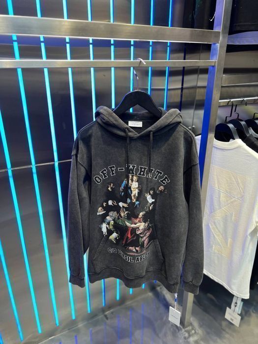 OFF-WHITE худи мужское оверсайз оригинал женское кофта с капюшоном