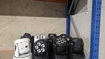 10 mini wash 90w DMX mais 2 picobeam30
