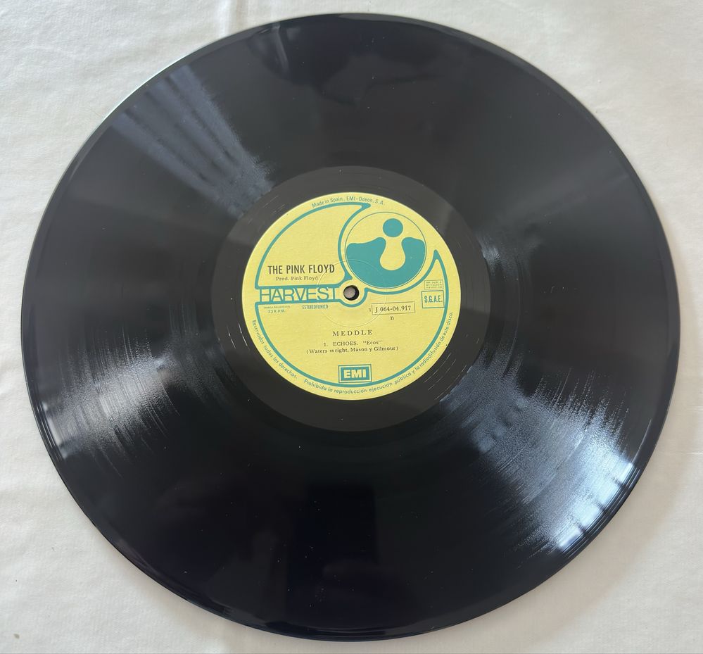 LP Meddle Pink Floyd 1971