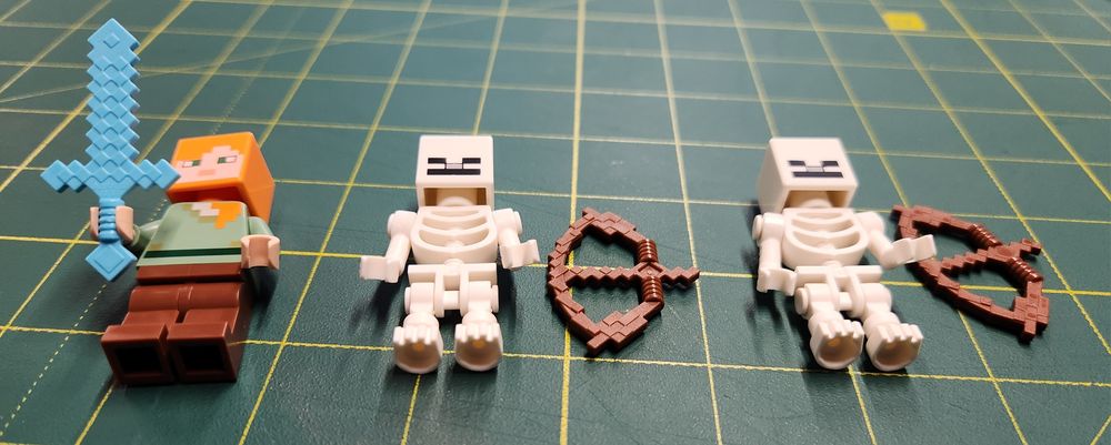 Лего скелети фігурки чоловічки оригінал Minecraft