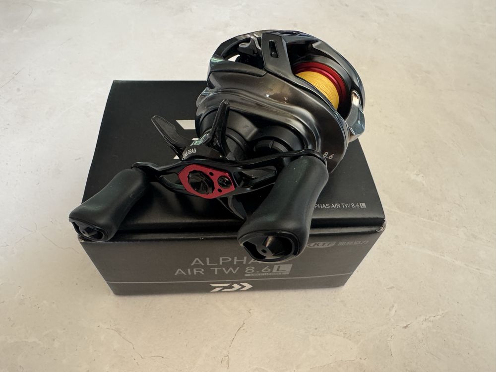 Multiplikator Daiwa Alphas air TW 8.6 L BFS, light, ultra light, UL