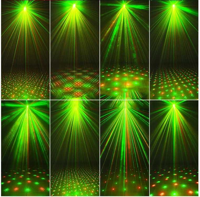 Nowy Laser Projektor Dyskotekowy Lampa Disco Stroboskop *PROMOCJA*