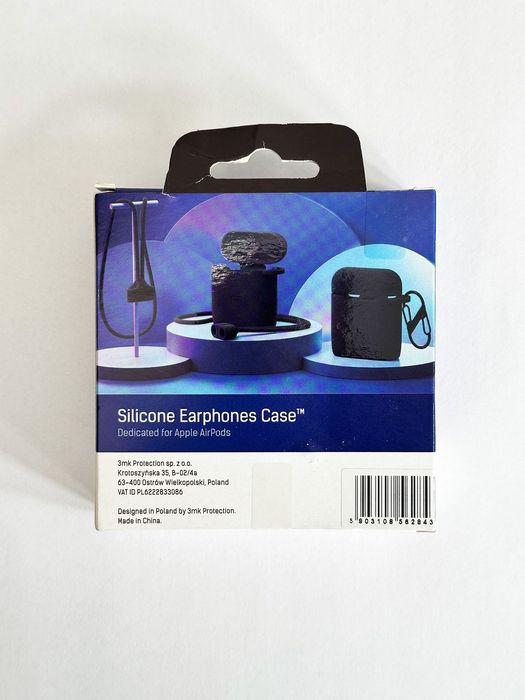 3MK - silikonowe etui na Apple Airpods 3 generacji - czarne