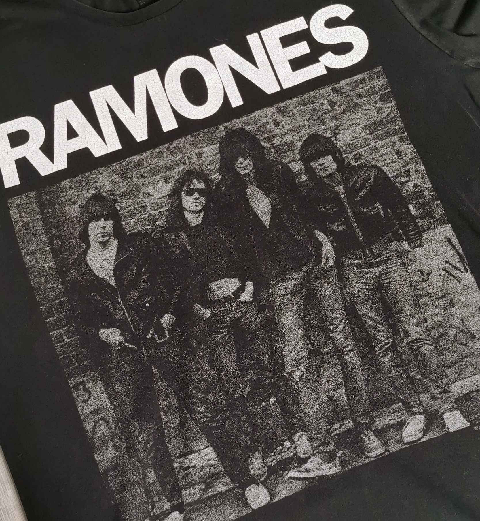 T-shirt koszulka zespół Ramones Joey Dee Johny Ramone big print M